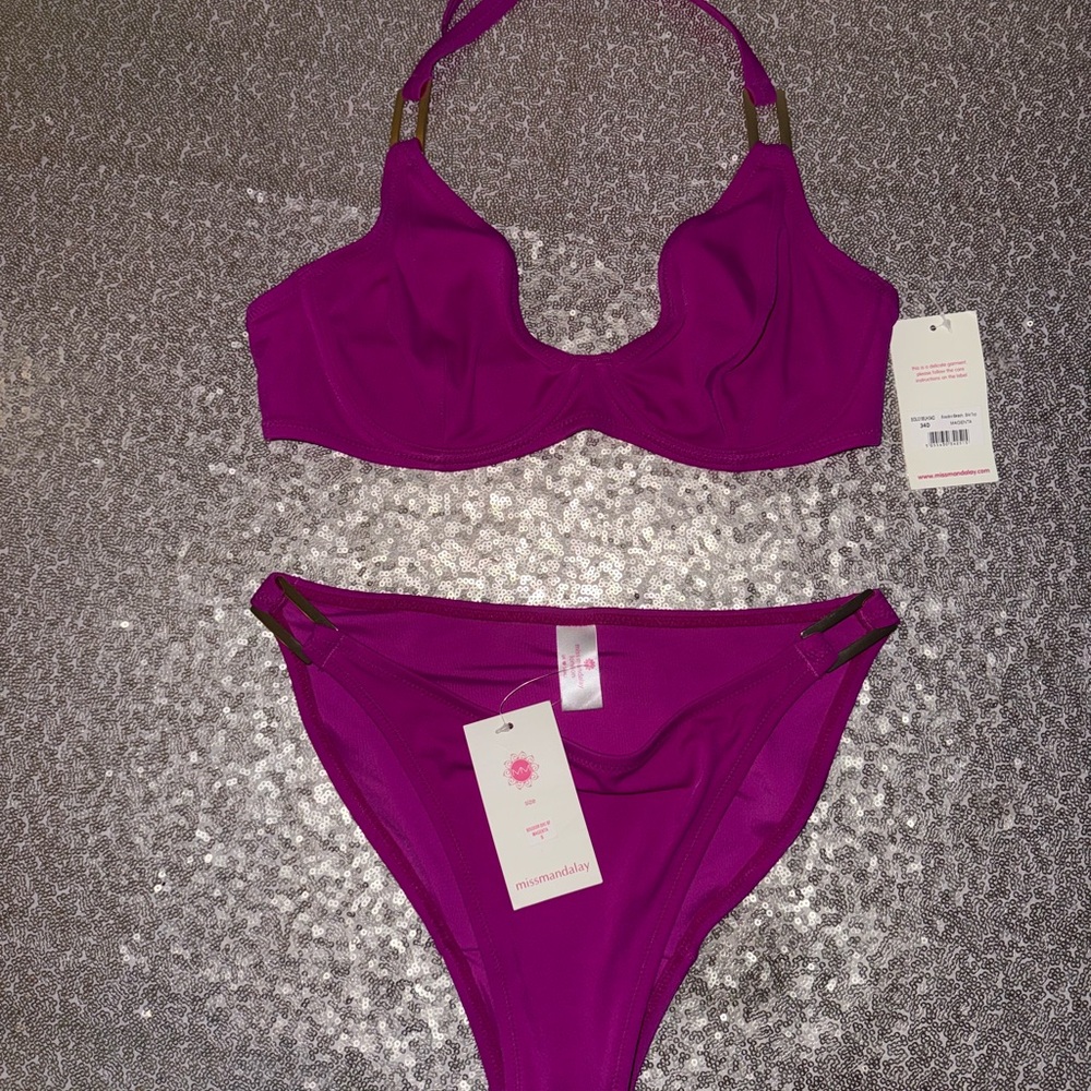 Monaco Fuchsia Bikini Set